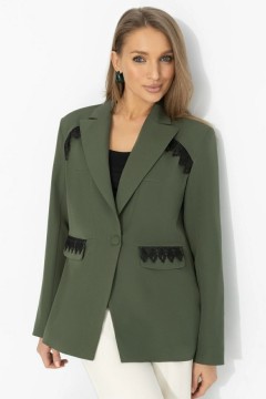 Жакет зелёный на подкладе Charutti