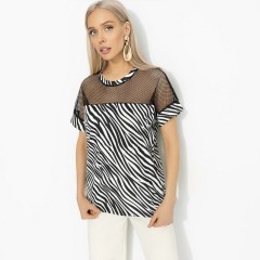 Футболка трикотажная с хищным принтом Charutti(фото7)