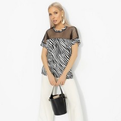 Футболка трикотажная с хищным принтом Charutti(фото5)