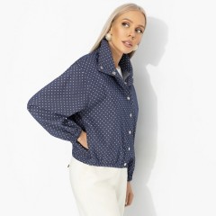 Ветровка синяя в горошек под джинсу Charutti(фото5)