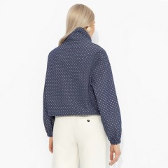 Ветровка синяя в горошек под джинсу Charutti(фото6)