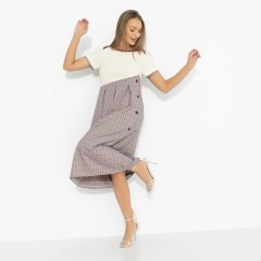 Платье в клетку с карманами Charutti(фото5)