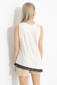 Топ молочный в бельевом стиле Charutti(фото5)