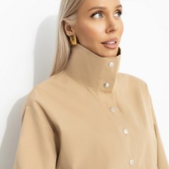 Ветровка бежевая на кнопках Charutti(фото3)