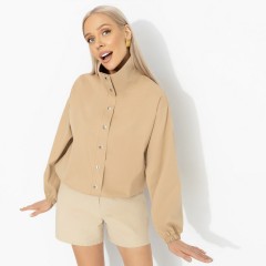 Ветровка бежевая на кнопках Charutti(фото5)