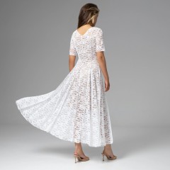 Платье белое из кружева на подкладе Charutti(фото7)