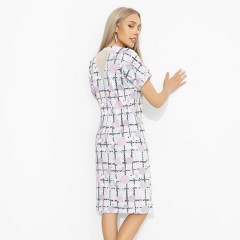 Платье прямого кроя с принтом Charutti(фото5)