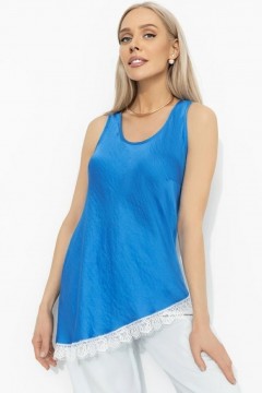 Топ синий в бельевом стиле Charutti