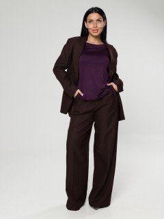 Лонгслив трикотажный в цвете баклажан Iv-capriz(фото2)