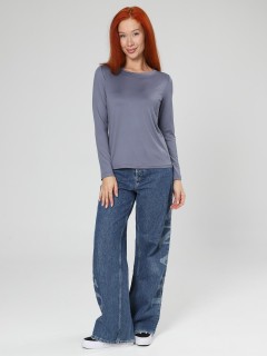 Лонгслив трикотажный серый Iv-capriz(фото3)