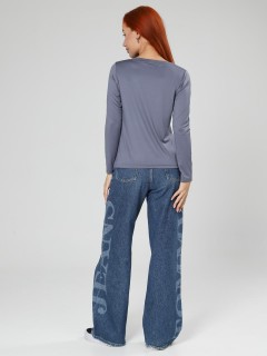 Лонгслив трикотажный серый Iv-capriz(фото7)