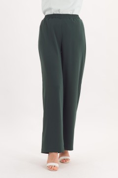 Брюки-палаццо зелёные Braslava(фото2)