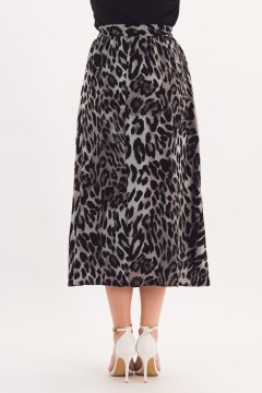 Юбка лёгкая с леопардовым принтом Braslava(фото5)