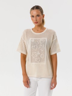 Блуза вязаная с короткими рукавами Priz(фото3)