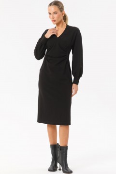 Платье чёрное из футера Priz