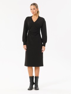 Платье чёрное из футера Priz(фото4)