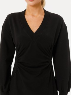 Платье чёрное из футера Priz(фото3)