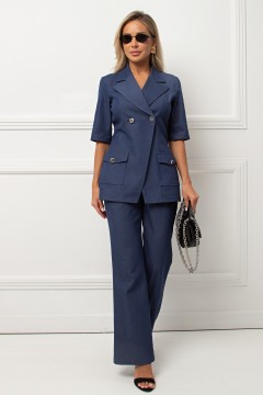 Жакет синий джинсовый Шарлотта №1 Valentina(фото4)