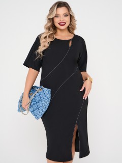 Платье-футляр чёрное Dora(фото2)