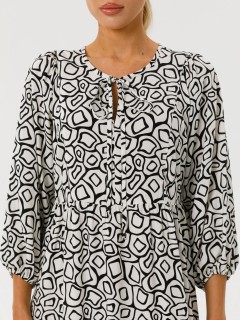 Платье ярусное с принтом Priz(фото3)