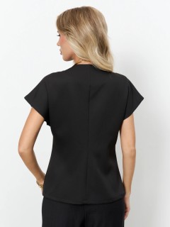 Жакет чёрный с коротким рукавом Jetty(фото9)