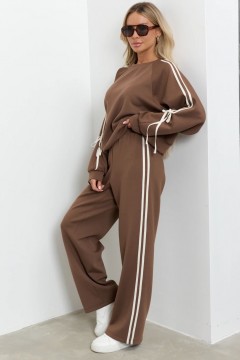 Брюки широкие с лампасами Jetty