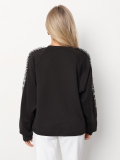 Джемпер трикотажный чёрного цвета Jetty(фото6)