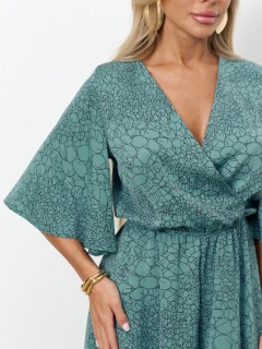 Комбинезон бирюзовый с юбкой-шортами Jetty(фото5)