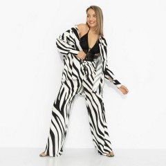 Костюм-двойка брючный с хищным принтом Charutti(фото2)