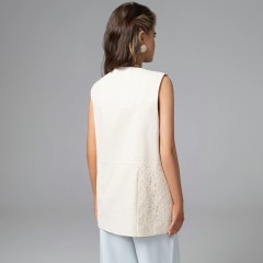 Жилет бежевый на подкладе Charutti(фото6)