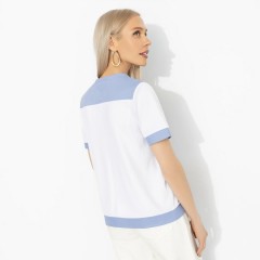 Футболка трикотажная белая с оригинальным принтом Charutti(фото5)