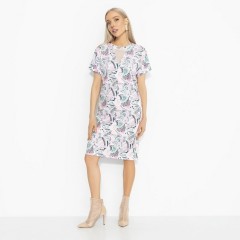 Платье прямого кроя с принтом Charutti(фото2)