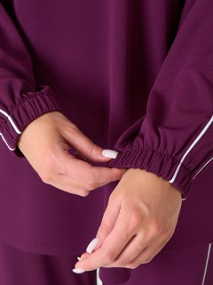 Джемпер из трикотажа сливового цвета Dora(фото7)