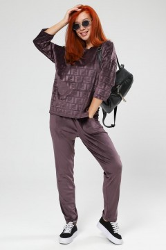 Костюм велюровый с брюками Iv-capriz