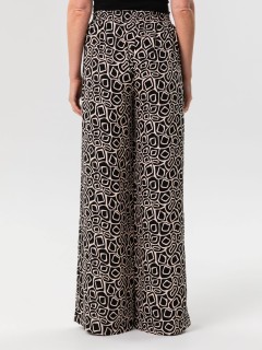 Брюки чёрные в пижамном стиле Priz(фото5)