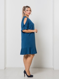 Платье трикотажное с разрезами на рукавах Venusita(фото5)