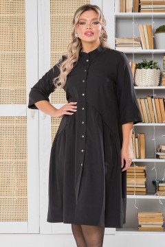 Платье миди чёрное Venusita