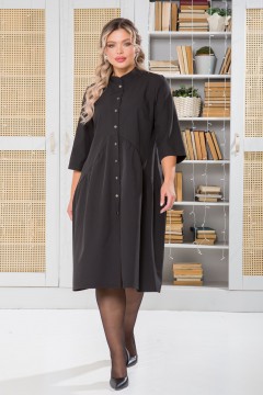 Платье миди чёрное Venusita(фото3)