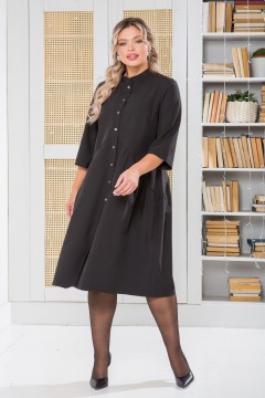 Платье миди чёрное Venusita(фото5)