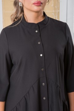 Платье миди чёрное Venusita(фото4)