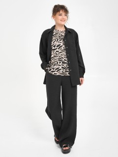 Блузка без рукавов с принтом Priz(фото2)