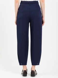 Брюки-бананы тёмно-синие с карманами Priz(фото7)