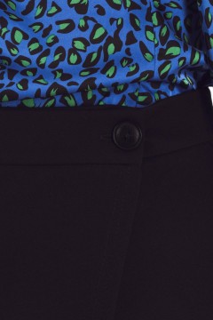 Юбка-карандаш чёрная из трикотажа Braslava(фото6)