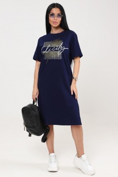 Платье домашнее трикотажное с принтом Iv-capriz