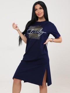 Платье домашнее трикотажное с принтом Iv-capriz(фото6)