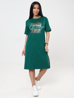 Платье домашнее трикотажное с принтом Iv-capriz(фото4)