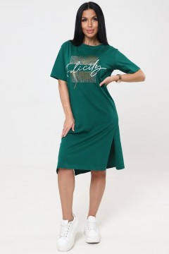 Платье домашнее трикотажное с принтом Iv-capriz