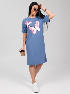 Платье домашнее трикотажное с принтом Iv-capriz(фото3)