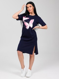 Платье домашнее трикотажное с принтом Iv-capriz(фото5)