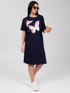 Платье домашнее трикотажное с принтом Iv-capriz(фото3)